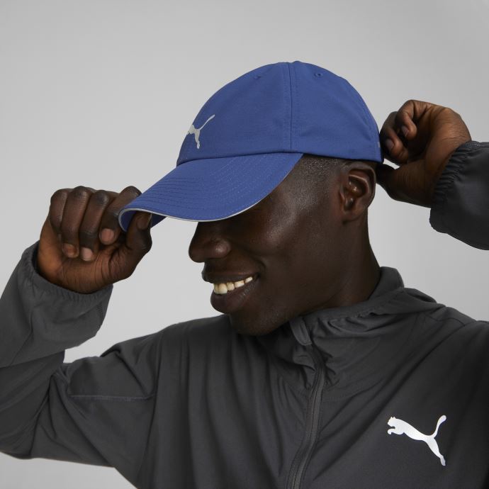 Puma Canada Casquette De Course à Séchage Rapide Pour Femme Bleu Flamboyant-off Season
