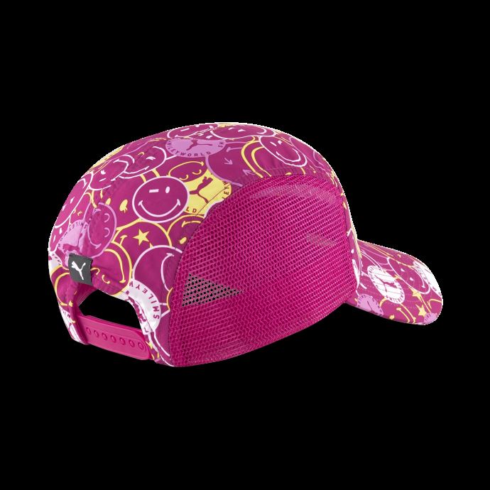 Puma Canada X Smileyworld 5 Panel Casquette Pour Enfant Festival Fuchsia-aop