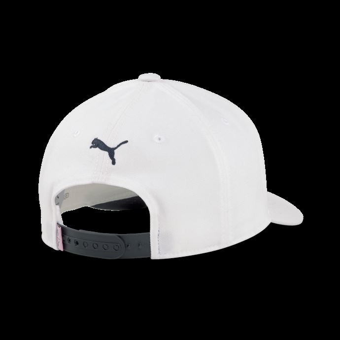 Casquette De Golf Snapback Puma Canada X Arnold Palmer Circle Umbrella Pour Homme Blazer Blanc Brillant-bleu Marine