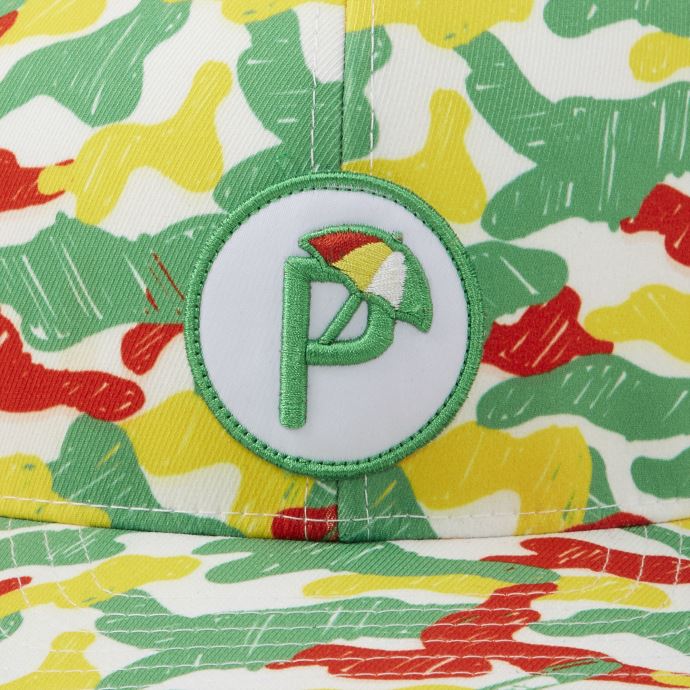 Casquette De Golf Palmer Camo Snapback Pour Hommes Puma Canada Blanc Brillant-vert Brillant

