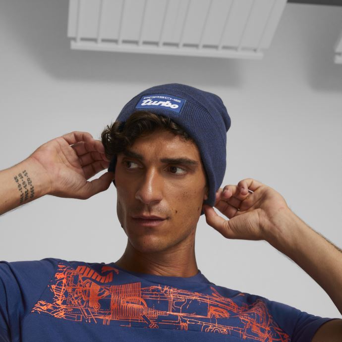 Bonnet Puma Canada Porsche Legacy Classic Cuff Bleu Flamboyant
