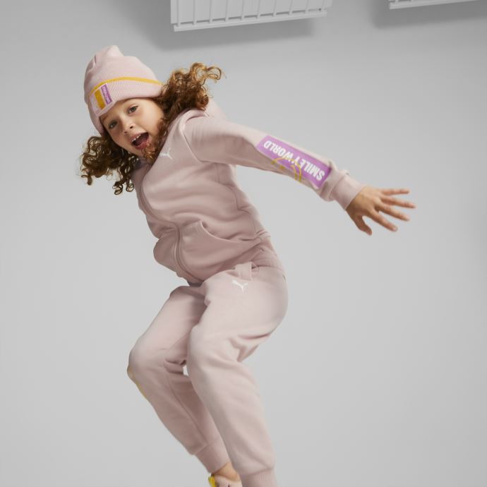 Bonnet Sans Revers Puma Canada X Smileyworld Pour Enfant Quartz Rose