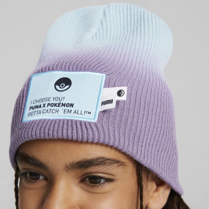 Bonnet Puma Canada X Pokémon Grand Enfant Violet Anthracite-aqua Clair