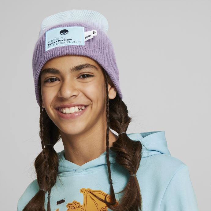 Bonnet Puma Canada X Pokémon Grand Enfant Violet Anthracite-aqua Clair
