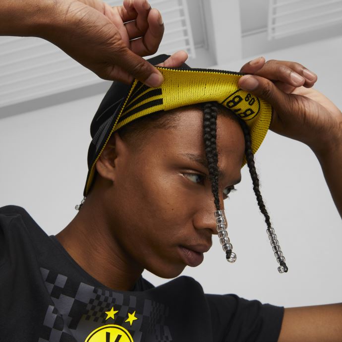 Borussia Dortmund Bonnet Réversible Puma Canada Noir