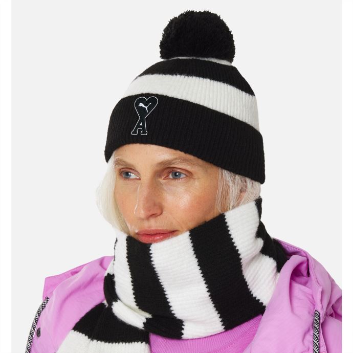 Bonnet Puma Canada X Ami Noir Et Blanc