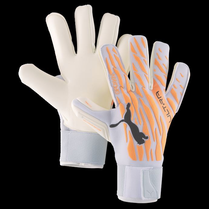 Gants De Gardien De But Puma Canada Ultra Grip 1 Hybrid Pro Neon Citrus-diamond Argent-noir