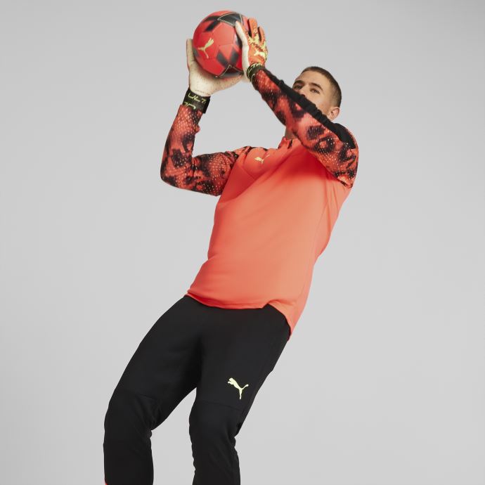 Gants De Gardien De But De Football Puma Canada Ultra Ultimate 1 Coupe Négative Firey Coral-fizzy Light
