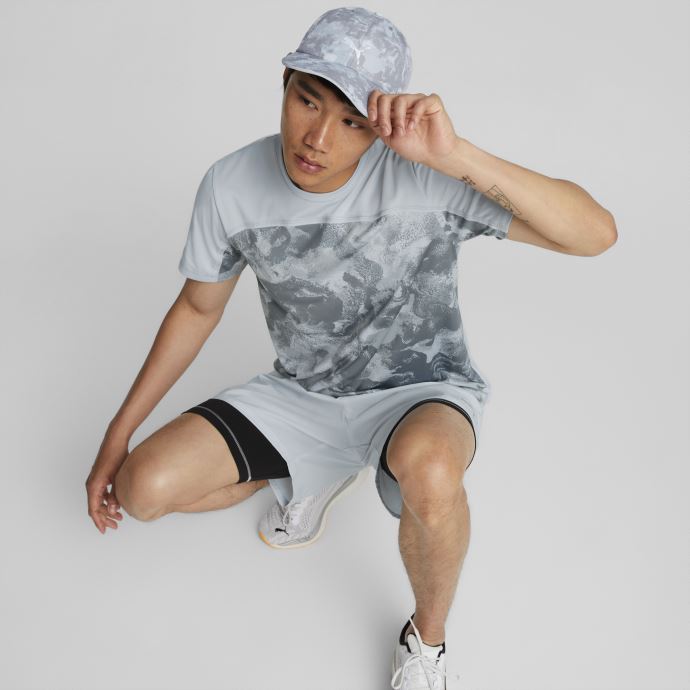 Casquette De Running Gris Platine-aop Iii Puma Canada