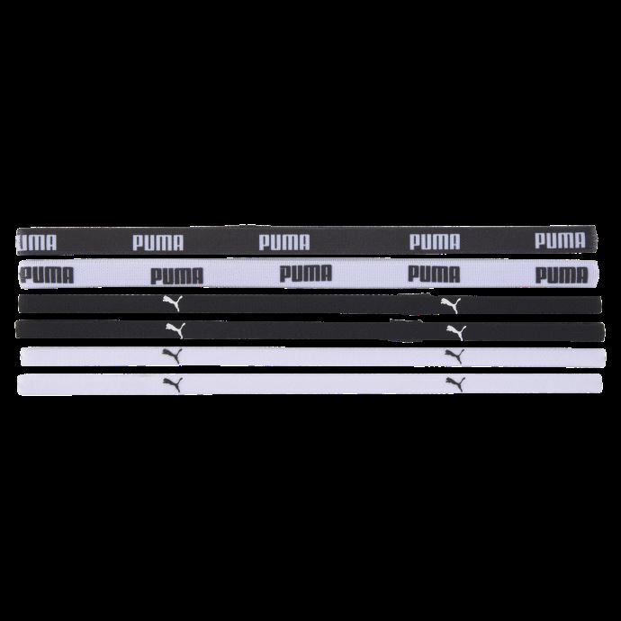 6 Pack Sportbands Femme Entraînement Puma Canada Noir-blanc