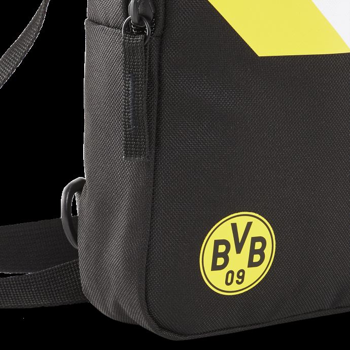 Sac à Bandoulière Iconique De Football Puma Canada Bvb Noir-cyber Jaune
