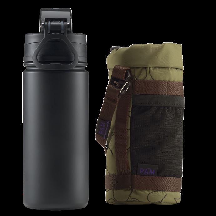 Puma Canada X Perks And Mini Bottle Bag Set Olive Brûlée-prism Violet
