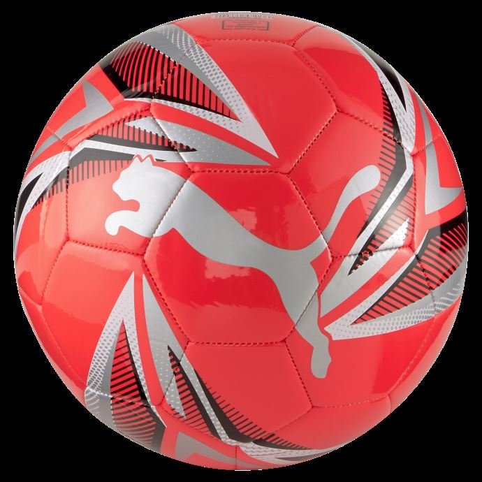 Ballon De Foot Big Cat Puma Canada Red Blast-white-silver