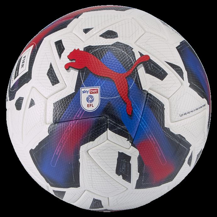 Puma Canada White-red-team Power Blue Orbita 1 Efl Sky Bet Fifa Quality Pro Football