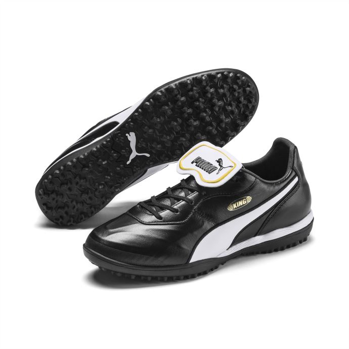 Puma Canada King Top Tt Chaussures De Football Noir-blanc
