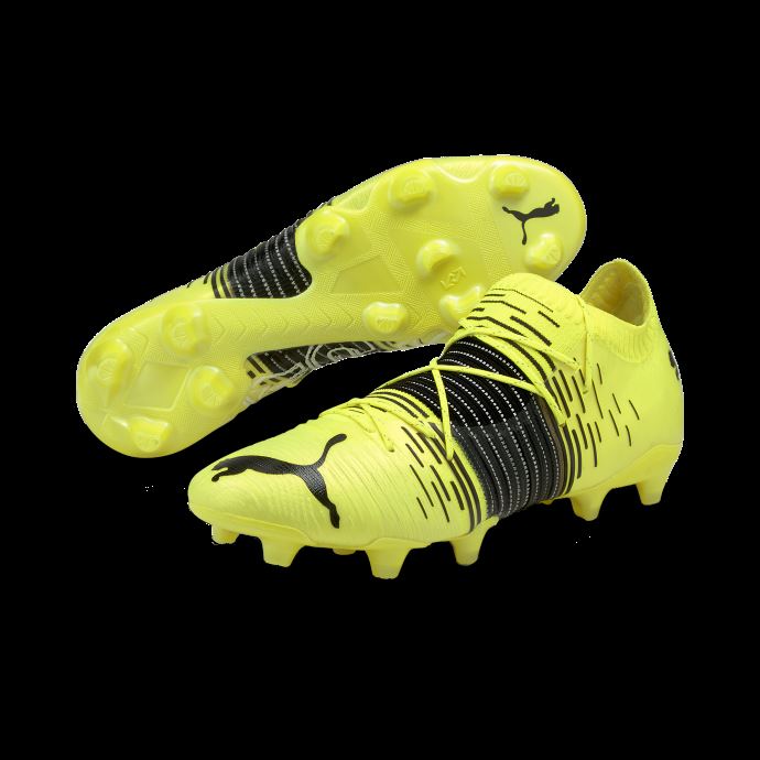 Puma Canada Future Z 1.1 Fg-ag Chaussures De Football Alerte Jaune-noir-blanc
