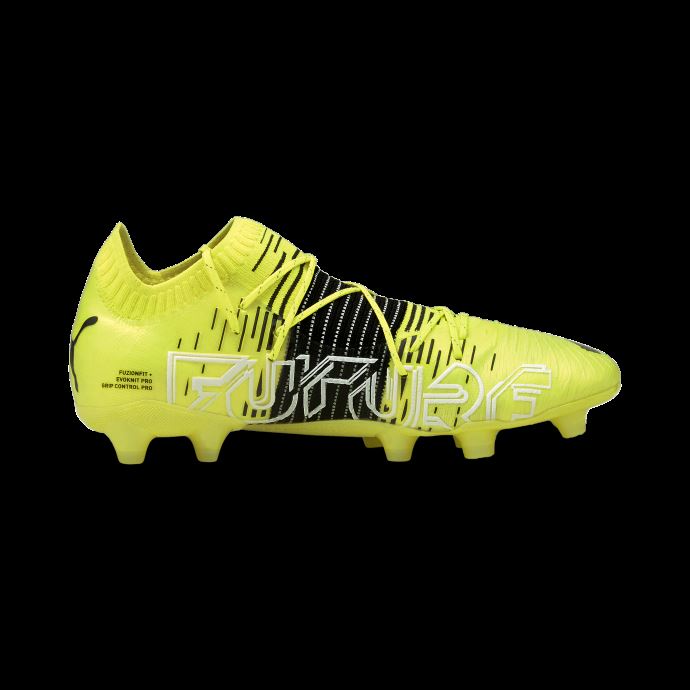 Puma Canada Future Z 1.1 Fg-ag Chaussures De Football Alerte Jaune-noir-blanc
