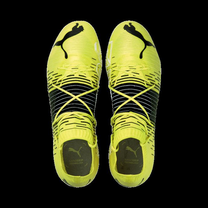 Puma Canada Future Z 1.1 Fg-ag Chaussures De Football Alerte Jaune-noir-blanc
