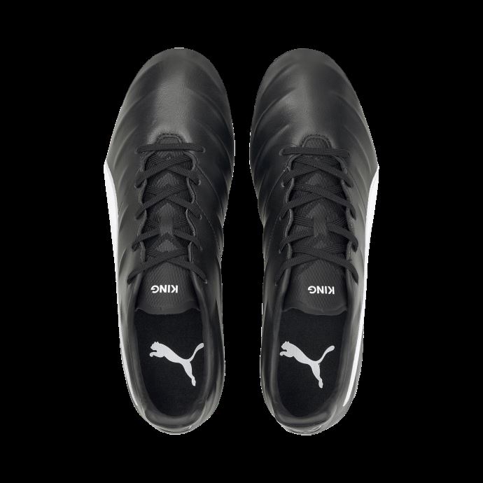 Chaussures De Football Puma Canada King Pro 21 Fg Noir Blanc
