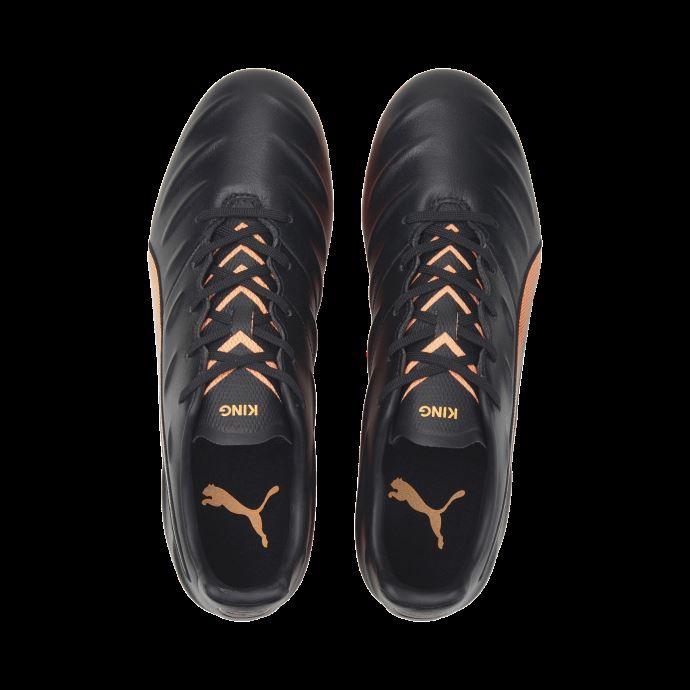 Chaussures De Football Puma Canada King Pro 21 Fg Noir-néon Citron
