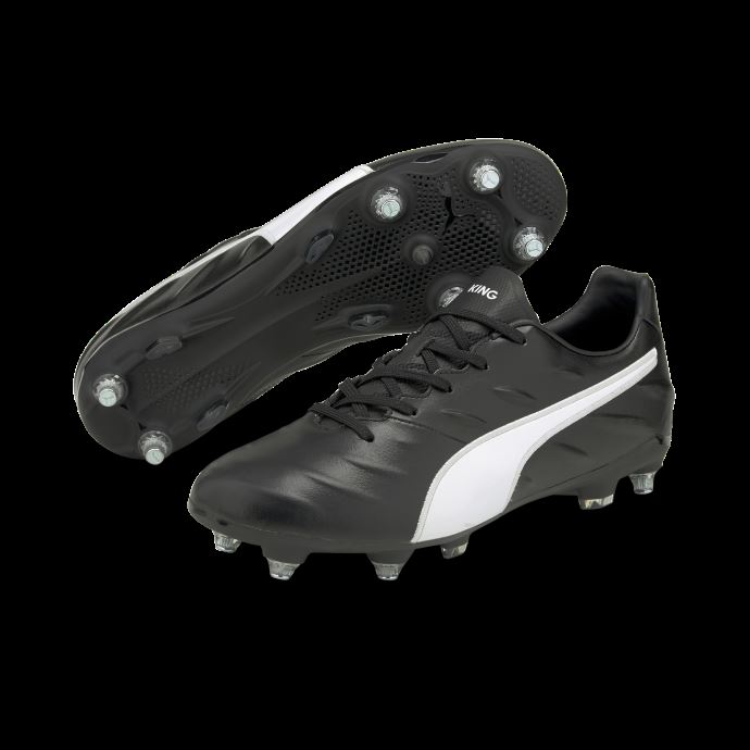 Chaussures De Football King Pro 21 Mxsg Pour Hommes Noir-blanc Puma Canada