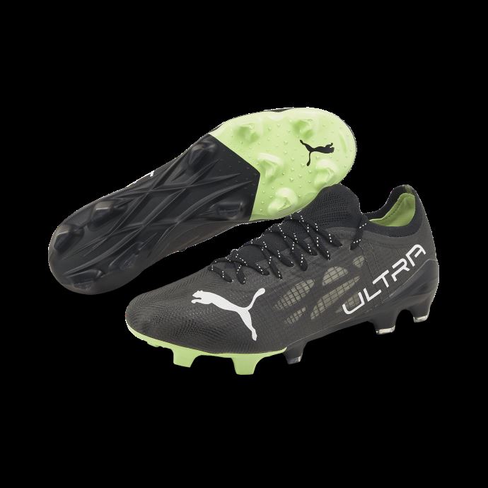 Chaussures De Football Ultra 1.4 Fg-ag Unisex Black-white-fizzy Light Puma Canada