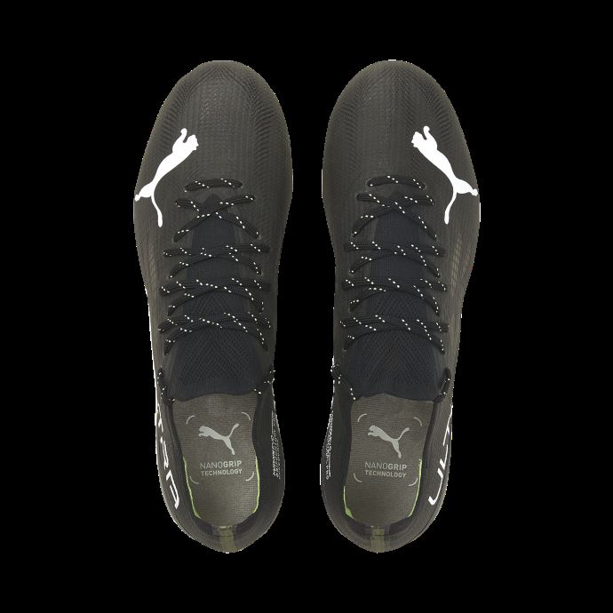 Chaussures De Football Ultra 1.4 Fg-ag Unisex Black-white-fizzy Light Puma Canada

