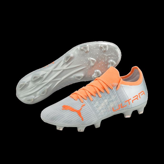 Chaussures De Football Diamant Argent-néon Citron Ultra 3.4 Fg-ag Pour Hommes Puma Canada