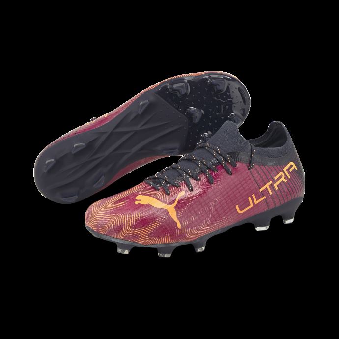 Chaussures De Football Pour Jeunes Ultra 2.4 Fg-ag Fuchsia-citrus-parisian Night Puma Canada