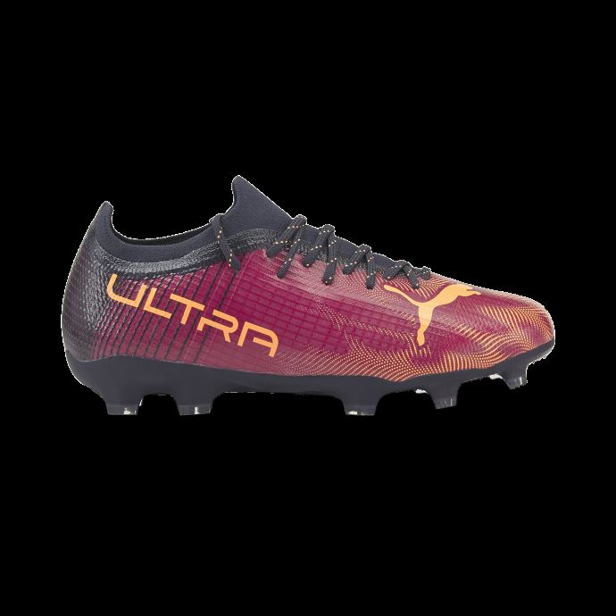 Chaussures De Football Pour Jeunes Ultra 2.4 Fg-ag Fuchsia-citrus-parisian Night Puma Canada
