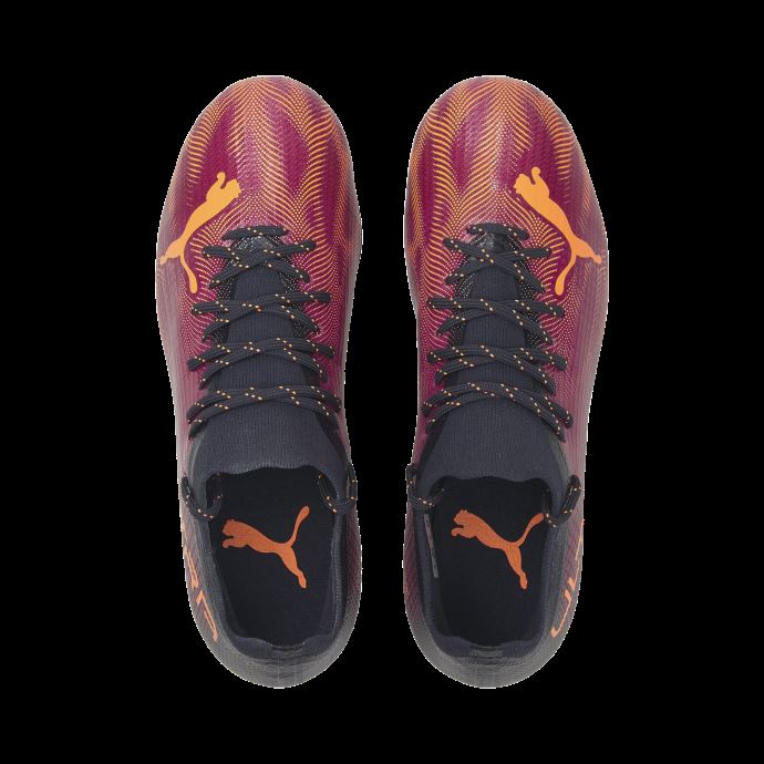 Chaussures De Football Pour Jeunes Ultra 2.4 Fg-ag Fuchsia-citrus-parisian Night Puma Canada
