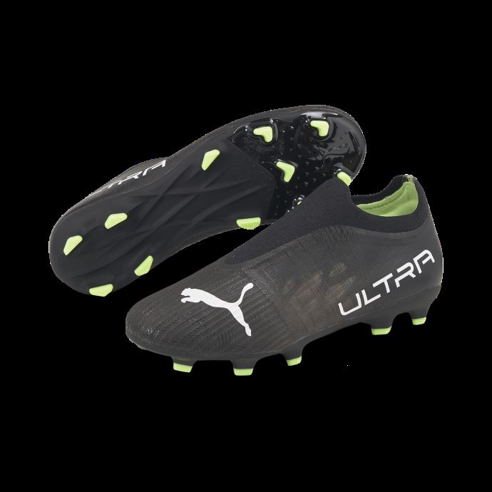 Chaussures De Football Ultra 3.4 Fg-ag Puma Canada Noir-blanc-fizzy Light