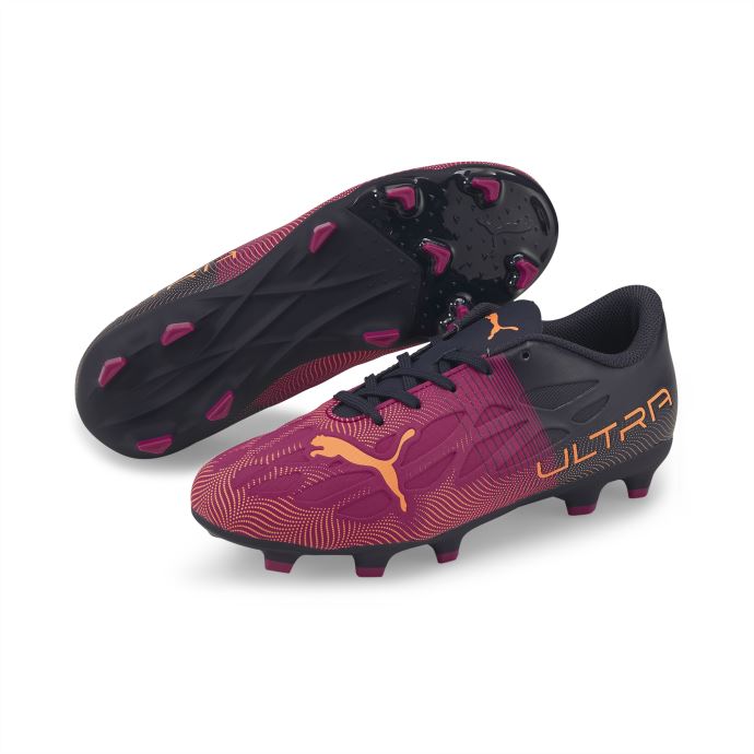 Chaussures De Football Pour Jeunes Ultra 4.4 Fg-ag Fuchsia-citrus-parisian Night Puma Canada