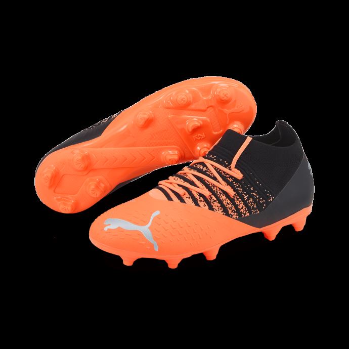 Puma Canada Future Z 3.3 Fg-ag Soccer Cleats Big Kids Neon Citrus-diamond Argent-noir