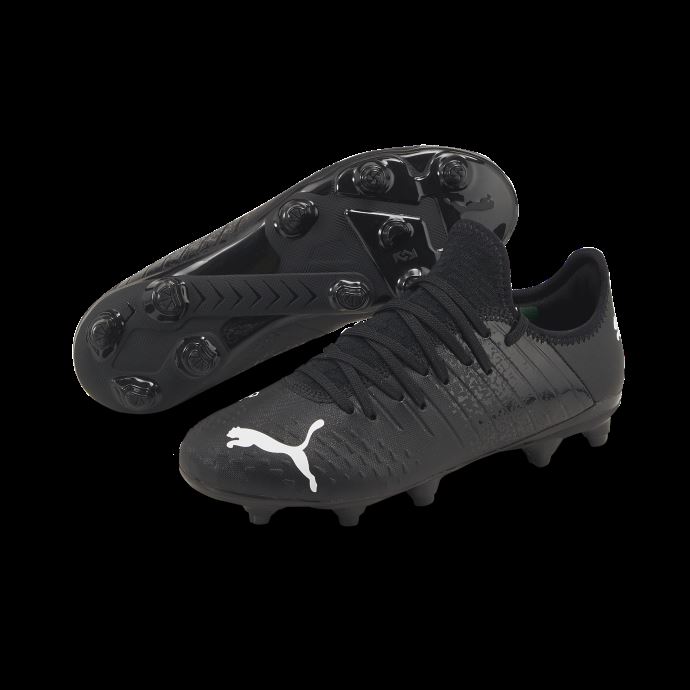 Puma Canada Future Z 4.3 Fg-ag Chaussures De Football Pour Jeunes Noir-blanc