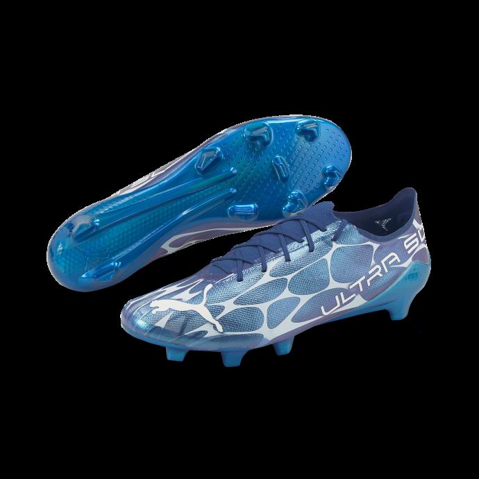 Puma Canada Ultra Sl Glow Fg Chaussures De Foot Homme Limoges-blanc-arctic Ice-blue