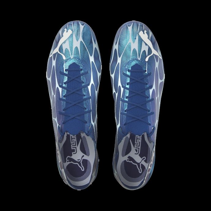 Puma Canada Ultra Sl Glow Fg Chaussures De Foot Homme Limoges-blanc-arctic Ice-blue
