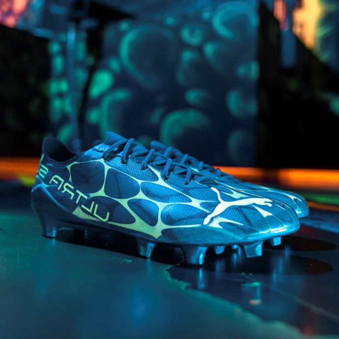 Puma Canada Ultra Sl Glow Fg Chaussures De Foot Homme Limoges-blanc-arctic Ice-blue
