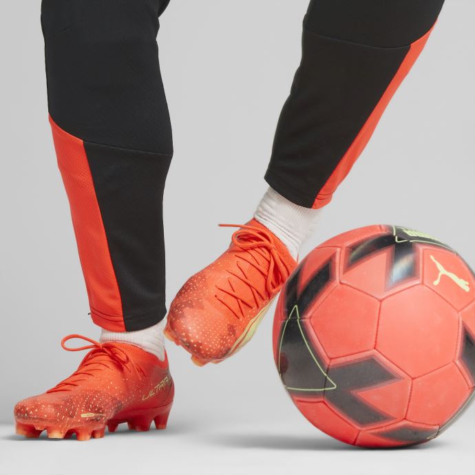 Chaussures De Football Ultra Ultimes Fg-ag Firey Coral-fizzy Light-black Puma Canada
