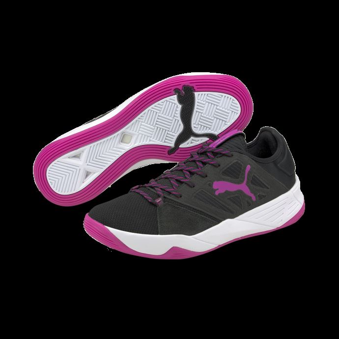 Puma Canada Noir-ultra Magenta Accelerate Ct Nitro W+ Chaussures De Netball Pour Femme