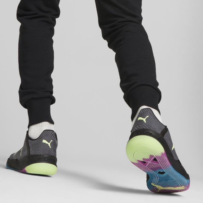 Accelerate Turbo Nitro Ii Chaussures De Handball Puma Canada Black-fizzy Light-ocean-fuchsia