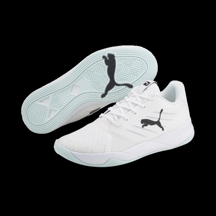 Puma Canada Blanc-nitro Bleu-arctic Ice Accélérer Pro Ii Chaussures De Handball