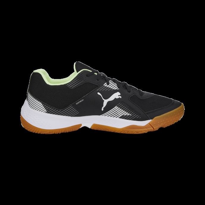 Chaussures De Sports D'intérieur Solarflash Ii Noir-blanc-fizzy Light-gum Puma Canada
