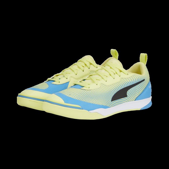 Chaussures De Futsal Puma Canada Fresh Jaune-bleu Azur-blanc Ibero Iii