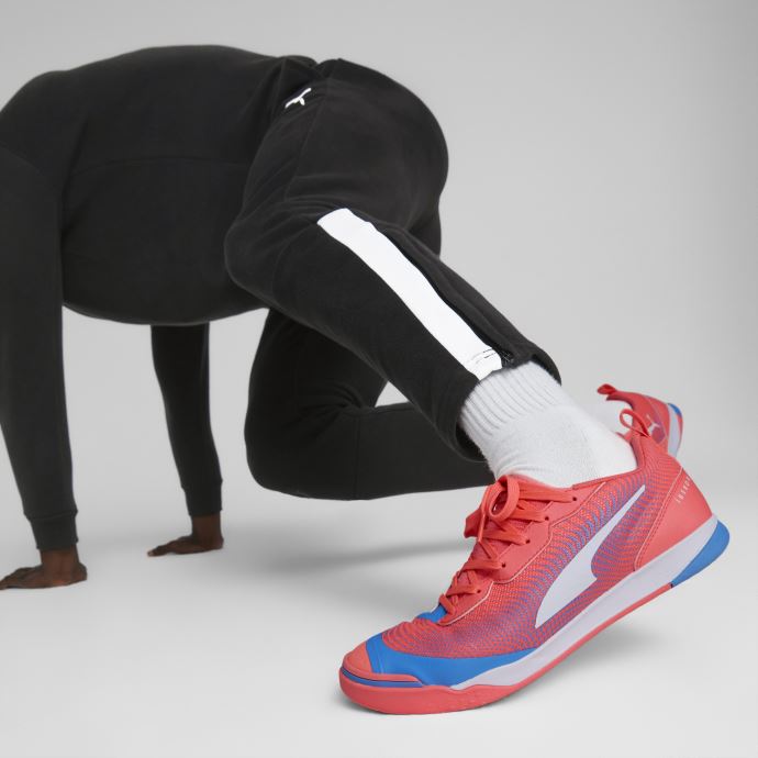 Chaussures De Futsal Puma Canada Ibero Iii Sunset Glow-white-bleu Azur
