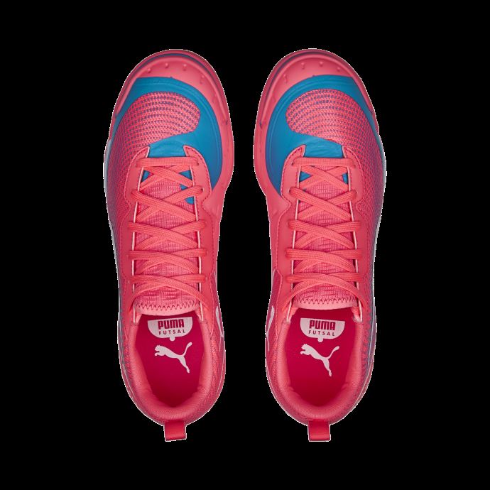 Chaussures De Futsal Puma Canada Ibero Iii Sunset Glow-white-bleu Azur
