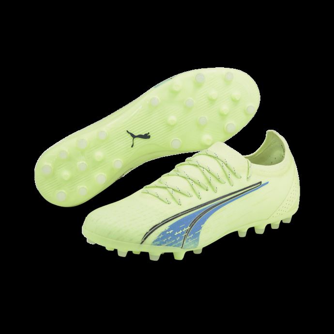 Chaussures De Football Ultra Ultimes Mg Fizzy Light-parisian Night-blue Puma Canada
