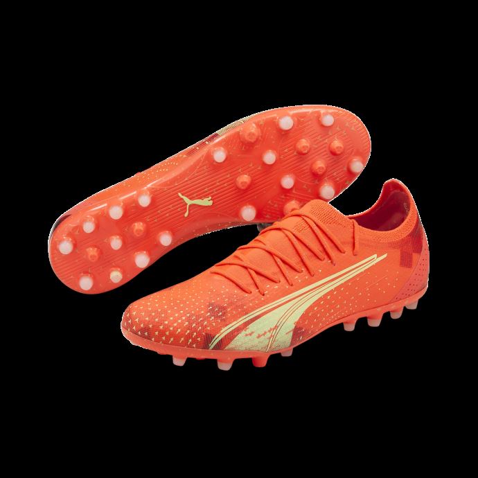 Puma Canada Ultra Ultimate Mg Chaussures De Football Firey Coral-fizzy Light-black