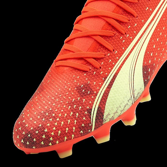 Chaussures De Football Ultra Match Fg-ag Hommes Puma Canada Firey Coral-fizzy Light-black
