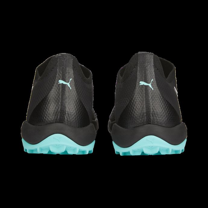 Chaussures De Football Ultra Match Tt Hommes Black-white-elektro Aqua Puma Canada
